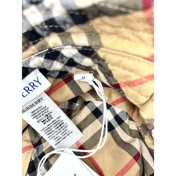 Burberry Classic Check Bucket Hat Archive Beige M